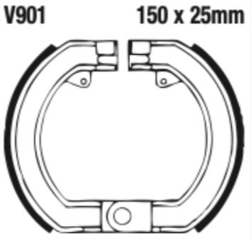 EBC Brake Shoe Set - V901