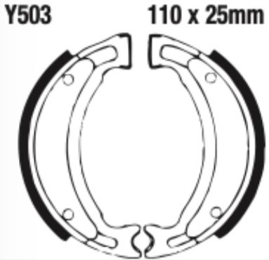 EBC Brake Shoe Set - Y503