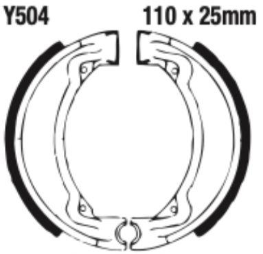 EBC Brake Shoe Set - Y504