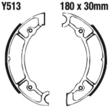 EBC Brake Shoe Set - Y513