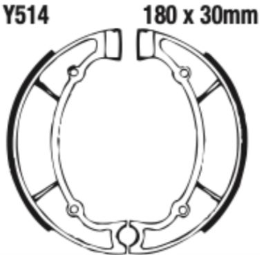 EBC Brake Shoe Set - Y514