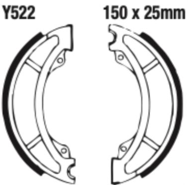 EBC Brake Shoe Set - Y522