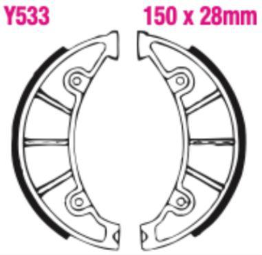 EBC Brake Shoe Set - Y533