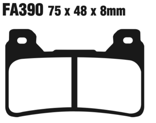 EBC Extreme Pro Double-H Sintered Disc Pad Set - EPFA390HH