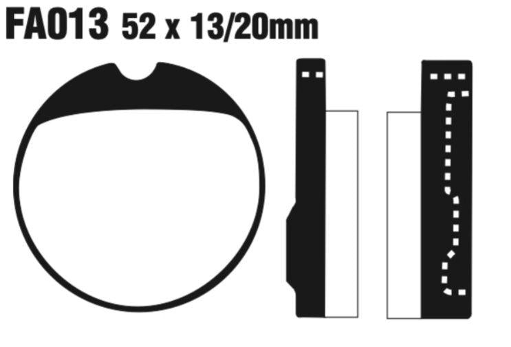 EBC FA Series Disc Pad Set - FA013