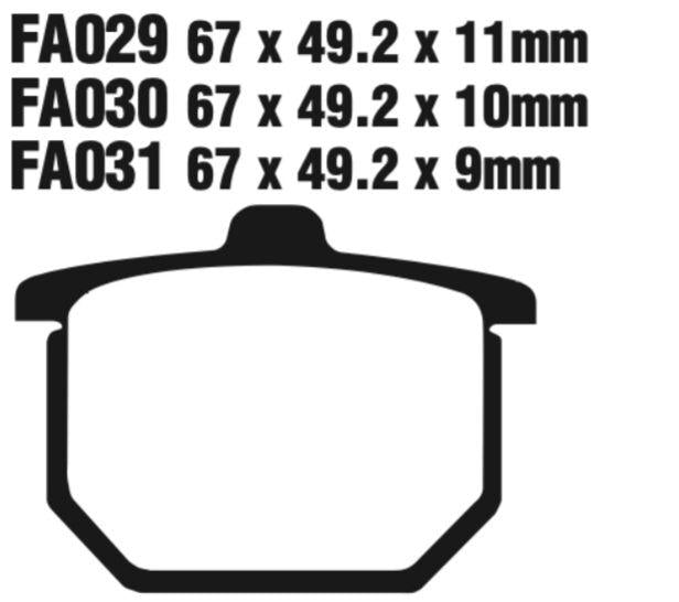 EBC FA Series Disc Pad Set - FA029