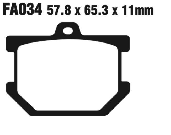 EBC FA Series Disc Pad Set - FA034