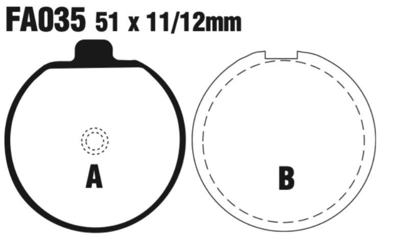 EBC FA Series Disc Pad Set - FA035