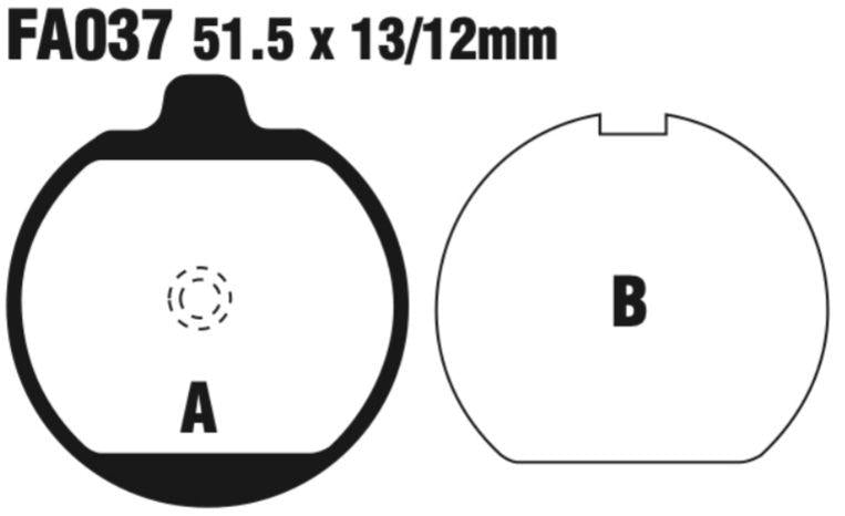 EBC FA Series Disc Pad Set - FA037
