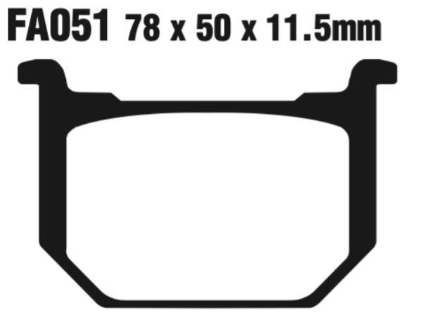 EBC FA Series Disc Pad Set - FA051