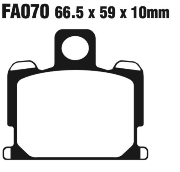 EBC FA Series Disc Pad Set - FA070