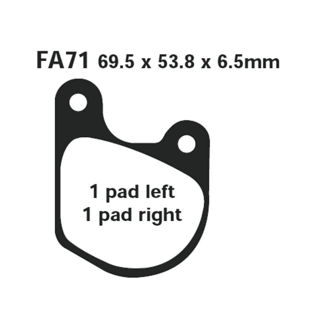 EBC FA Series Disc Pad Set - FA071