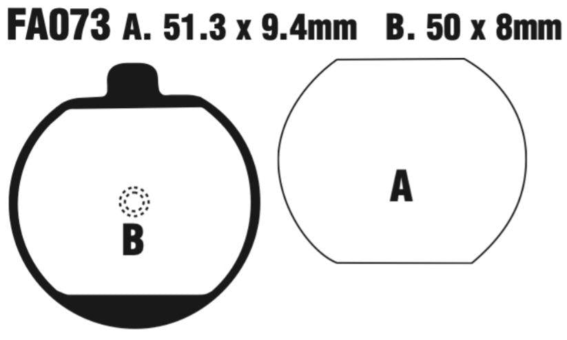 EBC FA Series Disc Pad Set - FA073