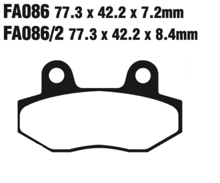 EBC FA Series Disc Pad Set - FA086