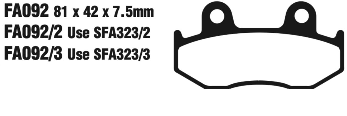 EBC FA Series Disc Pad Set - FA093