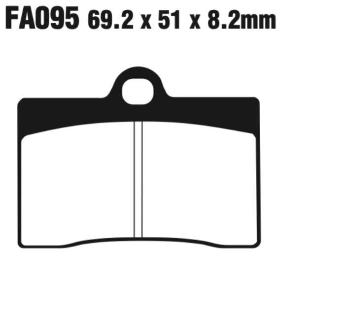 EBC Double-H Sintered Disc Pad Set - FA095HH