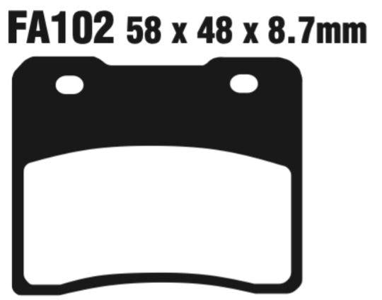 EBC FA Series Disc Pad Set - FA102