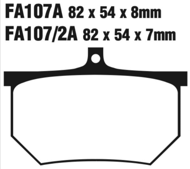 EBC FA Series Disc Pad Set - FA107A