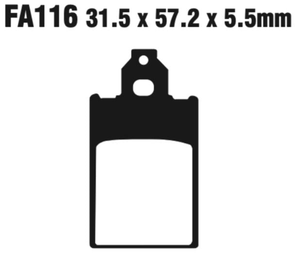 EBC FA Series Disc Pad Set - FA116