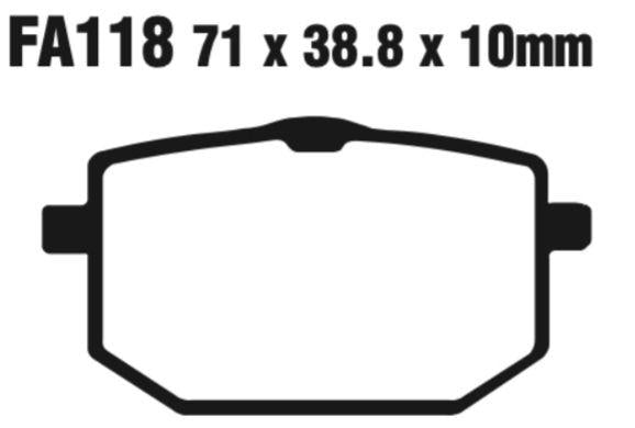 EBC FA Series Disc Pad Set - FA118