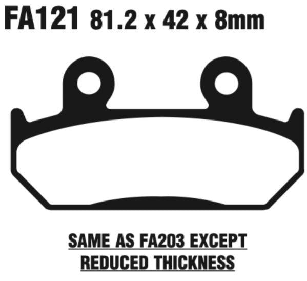 EBC FA Series Disc Pad Set - FA121