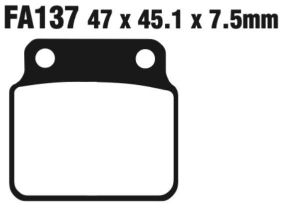 EBC FA Series R Disc Pad Set - FA137R