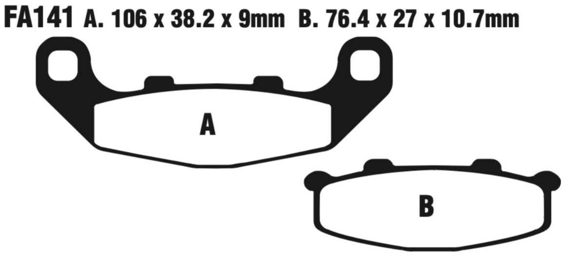 EBC FA Series Disc Pad Set - FA141