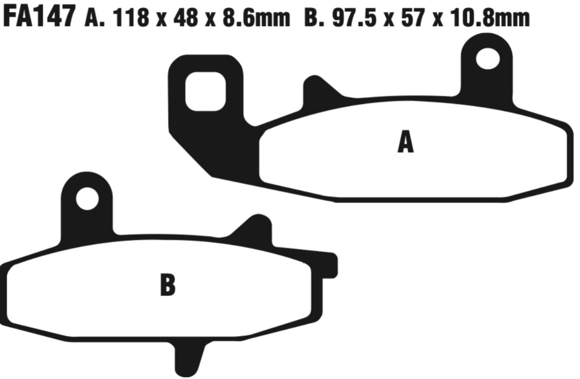 EBC FA Series Disc Pad Set - FA147
