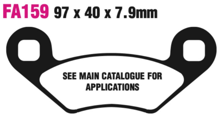 EBC Carbon TT Disc Pad Set - FA159TT