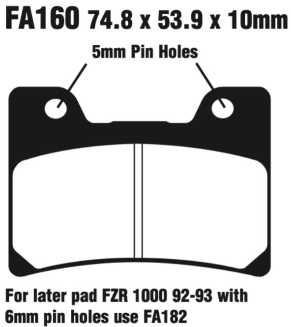 EBC FA Series Disc Pad Set - FA160