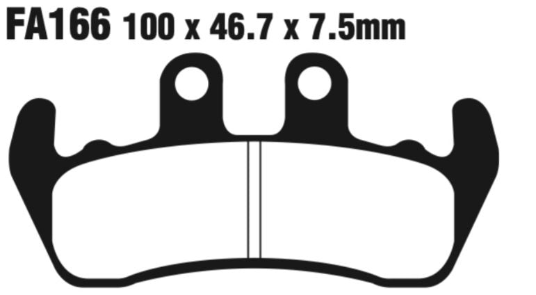 EBC FA Series Disc Pad Set - FA166