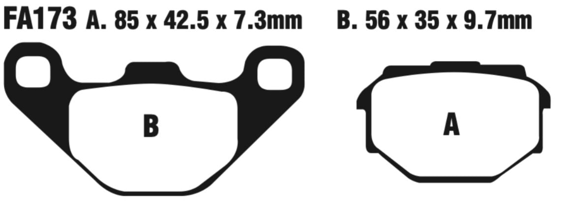 EBC FA Series Disc Pad Set - FA173