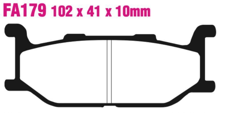 EBC Double-H Sintered Disc Pad Set - FA179HH