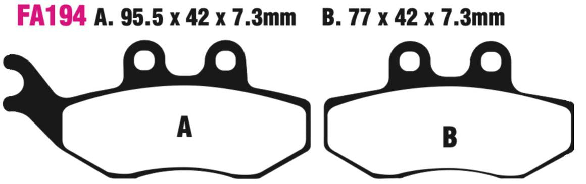 EBC FA Series Disc Pad Set - FA194