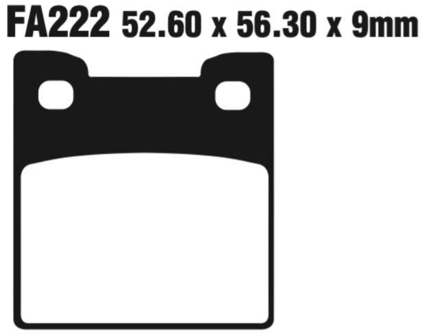 EBC FA Series Disc Pad Set - FA222