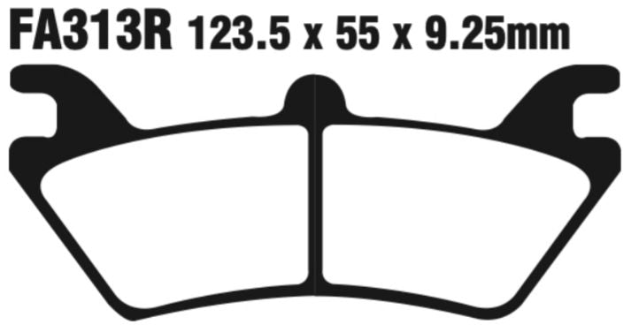 EBC FA Series R Disc Pad Set - FA313R