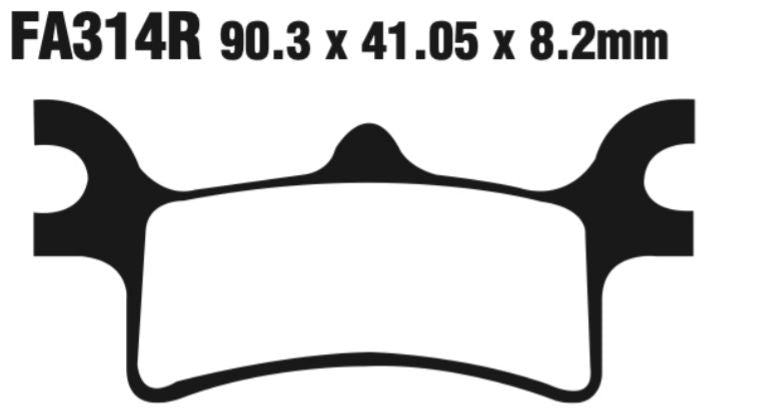 EBC FA Series R Disc Pad Set - FA314R