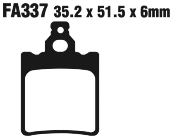 EBC Carbon TT Disc Pad Set - FA337TT