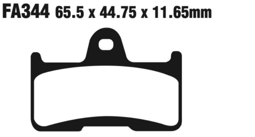 EBC FA Series R Disc Pad Set - FA344R