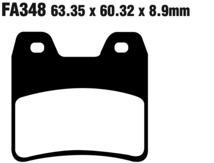 EBC Double-H Sintered Disc Pad Set - FA348HH