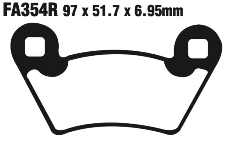 EBC FA Series R Disc Pad Set - FA354R