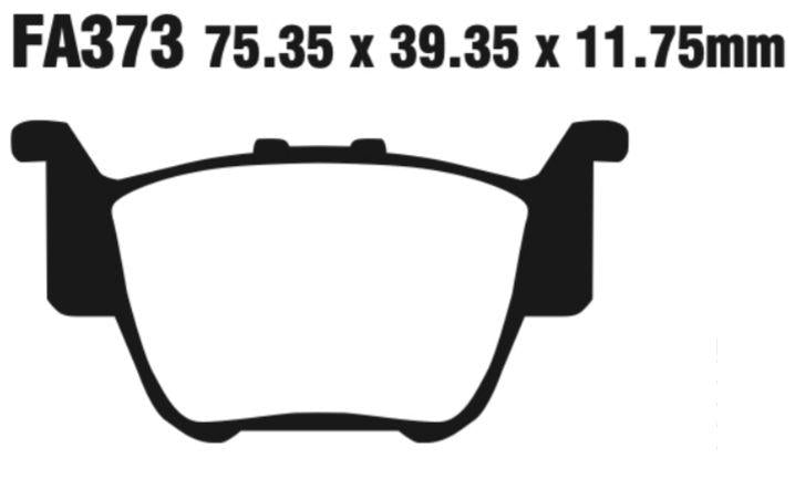 EBC Carbon TT Disc Pad Set - FA373TT