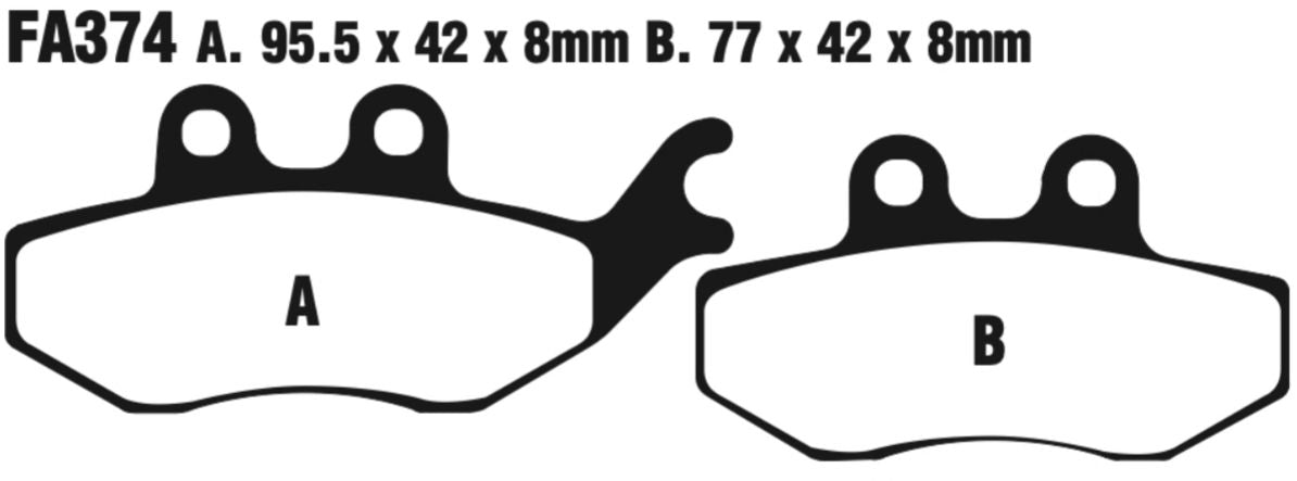 EBC FA Series Disc Pad Set - FA374