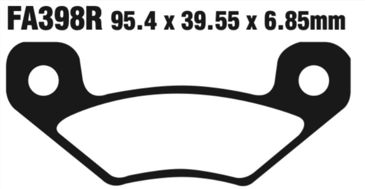 EBC FA Series R Disc Pad Set - FA398R