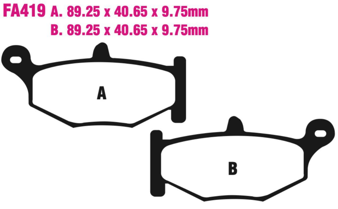EBC FA Series Disc Pad Set - FA419