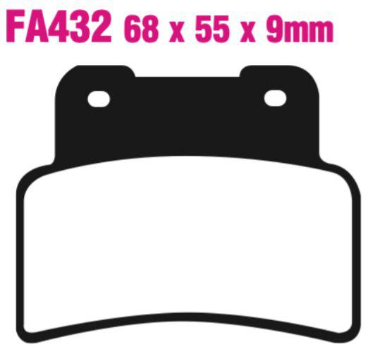 EBC Double-H Sintered Disc Pad Set - FA432HH