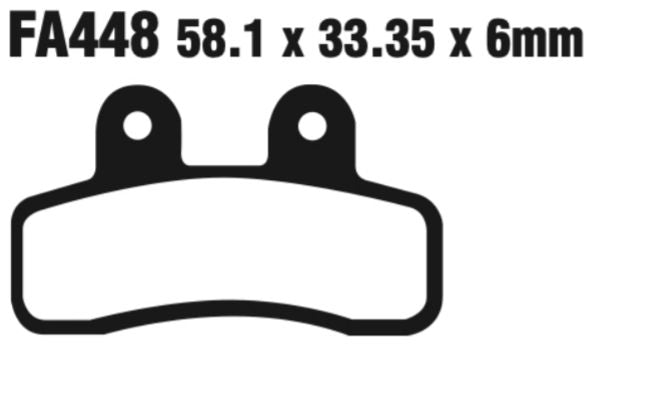 EBC FA Series Disc Pad Set - FA448