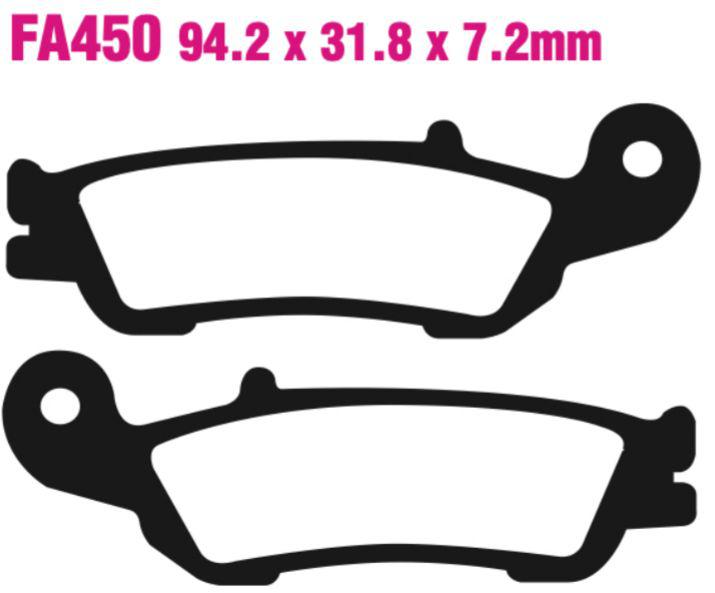 EBC Carbon TT Disc Pad Set - FA450TT