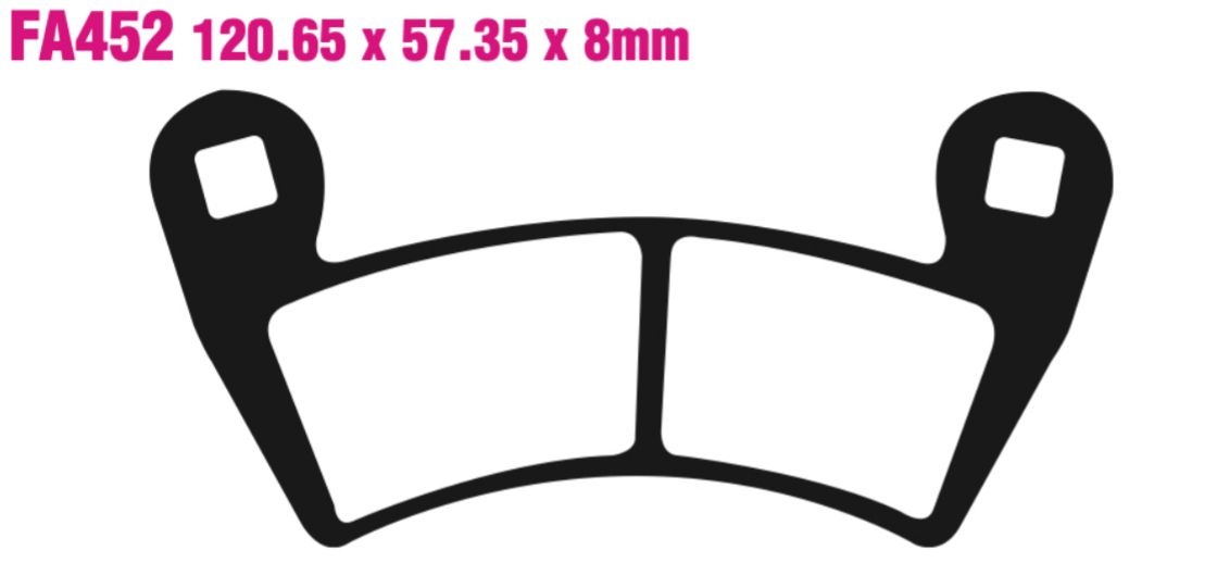 EBC FA Series R Disc Pad Set - FA452R