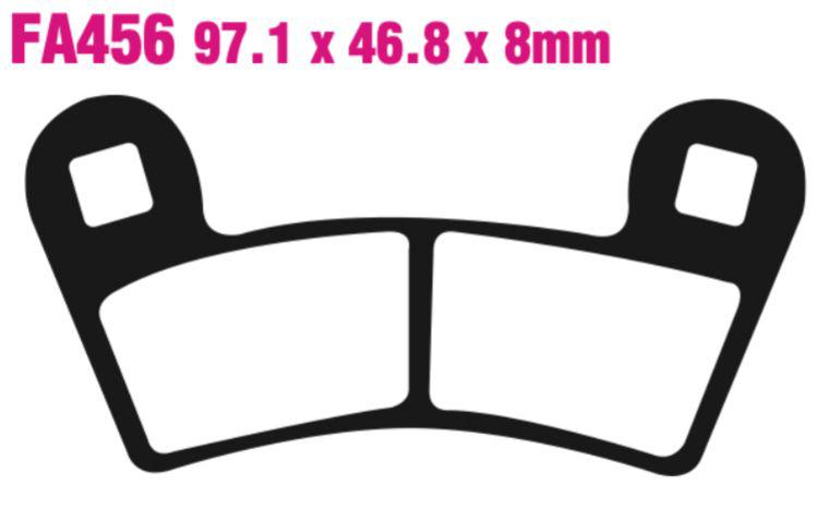 EBC FA Series R Disc Pad Set - FA456R